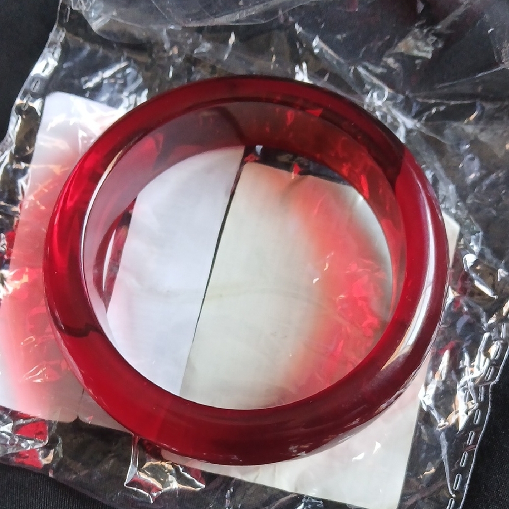 Red Bangle Bracelet